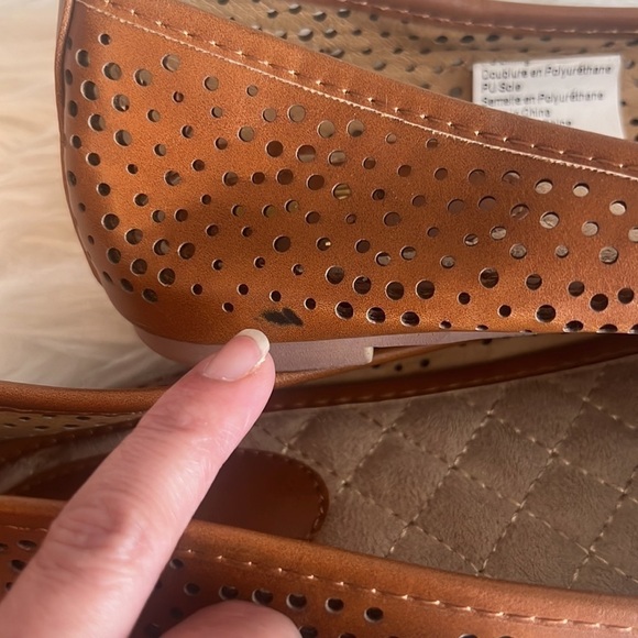 Jessica Women’s Brown/Tan Poem Journal Flat Size 7 - Picture 13 of 14